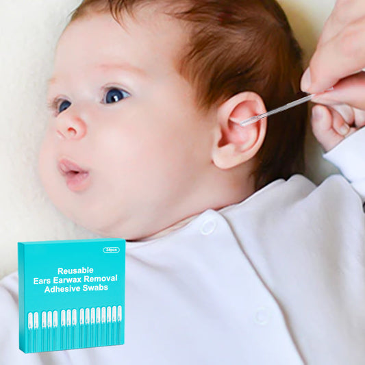 🔥 2026 MEGA SALE 🔥 💖 100K+ LOVED! 🌿 50% OFF! Reusable Baby Sticky Ear Swab – Painless, tear-free wax removal for tiny ears. 100% baby-safe, zero waste, and eco-friendly. Say goodbye to dangerous Q-tips forever! ✨💚