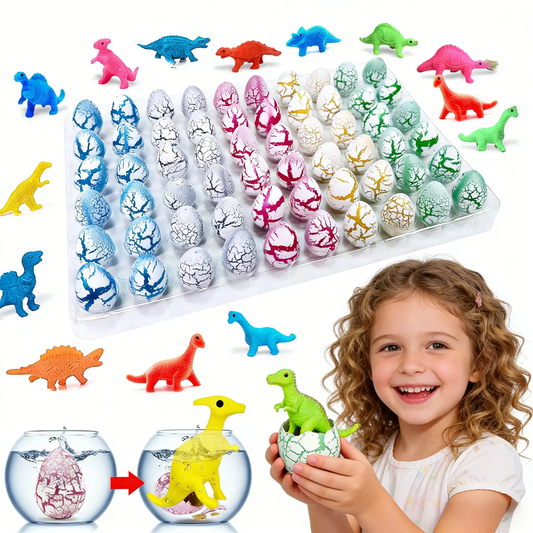 🦕 Magic that brings screams! A gift box of 30 magical water-hatched dinosaur eggs 🪄✨