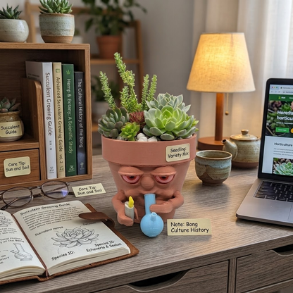 Flowerpots for smoking marijuana