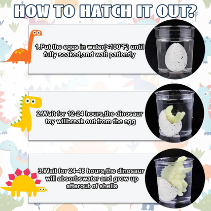 🦖🦕Magic that brings screams! A gift box of 60 magical water-hatched dinosaur eggs.