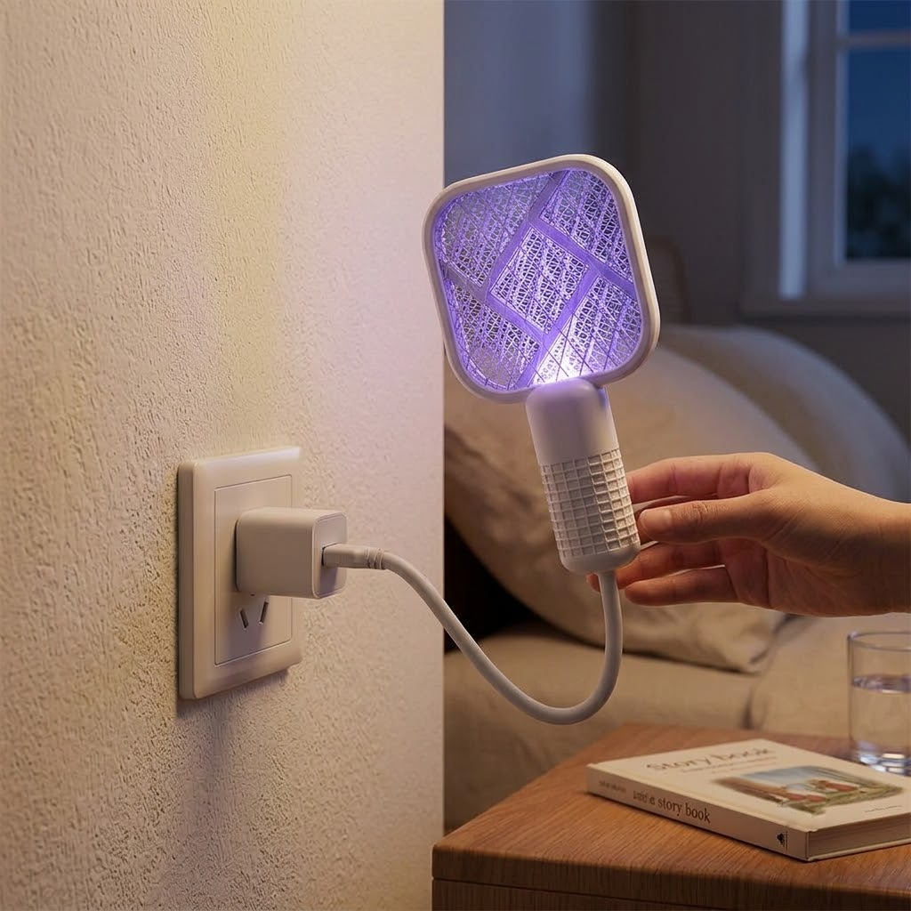 2-in-1 USB Mosquito Swatter