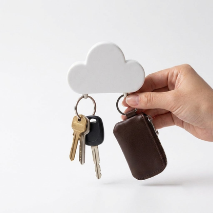 Cloud-Shaped Magnetic Key Organizer