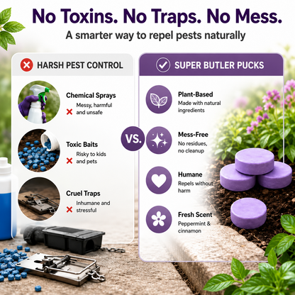 ✅ 10,000+ Happy Customers All-Natural Peppermint & Cinnamon Pest & Rodent Repellent Pucks