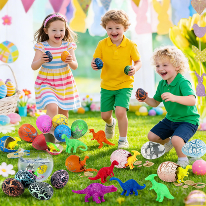 🦖🦕Magic that brings screams! A gift box of 60 magical water-hatched dinosaur eggs.