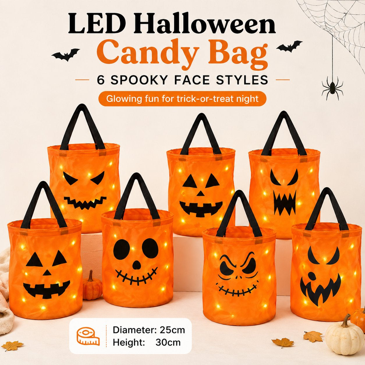 🎃 Fill It, Light It & Trick-or-Treat — Make Every Candy Run Glow! ✨