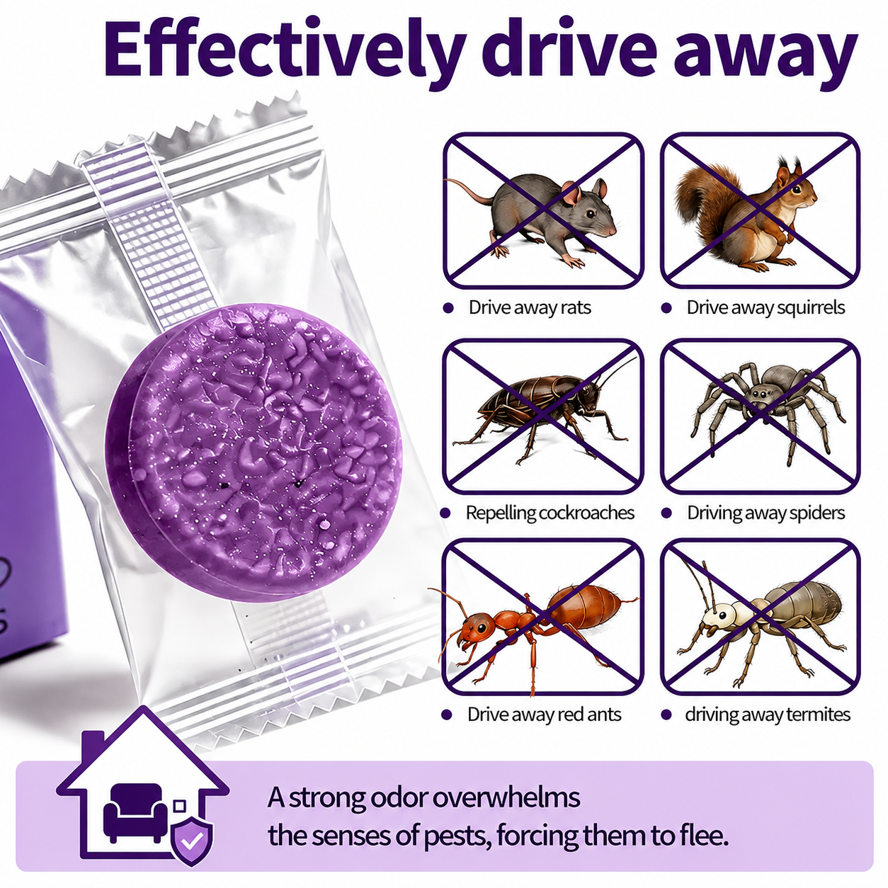✅ 10,000+ Happy Customers All-Natural Peppermint & Cinnamon Pest & Rodent Repellent Pucks