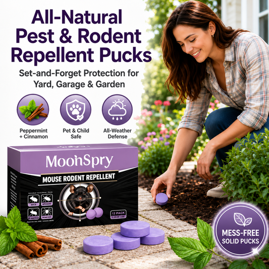 ✅ 10,000+ Happy Customers All-Natural Peppermint & Cinnamon Pest & Rodent Repellent Pucks