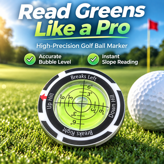 🎁🔥Golf Hat Clip Ball Marker with High Precision Green Reading Aid Golf Accessories for Men Women