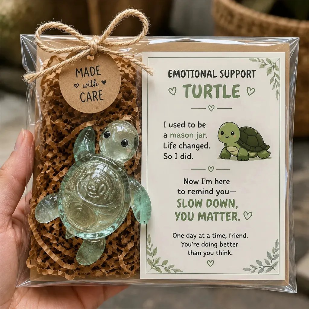 🌸🐝🦛 Emotional Support Animal Gift Set – A Meaningful Little Reminder That You Matter 💕