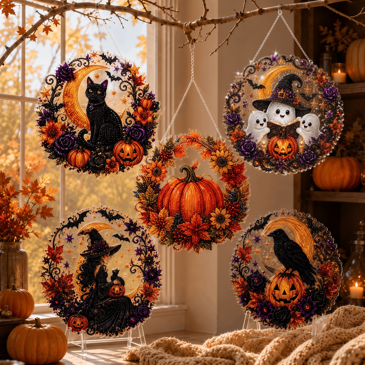 🎃Halloween Pearl Art Hanging Ornament Kit🎃