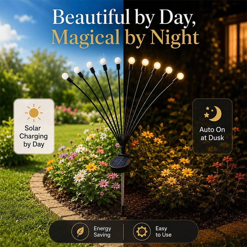 Solar Firefly Garden Stake Lights💡