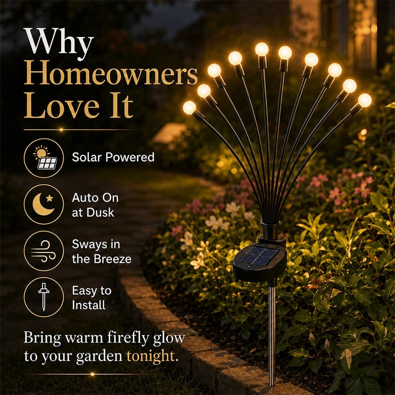 Solar Firefly Garden Stake Lights💡