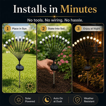 Solar Firefly Garden Stake Lights💡