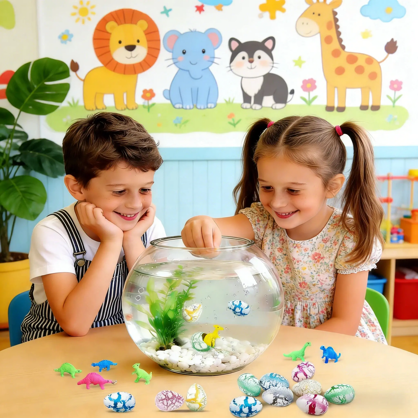 🦖🦕Magic that brings screams! A gift box of 60 magical water-hatched dinosaur eggs.