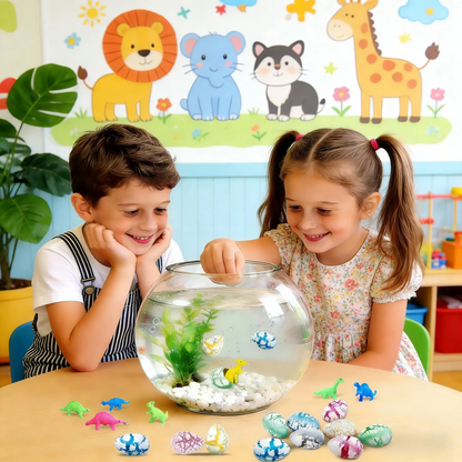 🦖🦕Magic that brings screams! A gift box of 60 magical water-hatched dinosaur eggs.