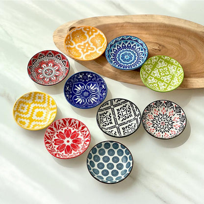 Round Ceramic Sauce Dishes
