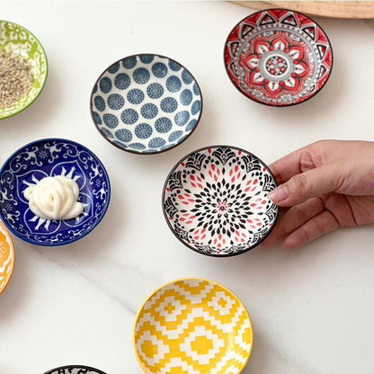 Round Ceramic Sauce Dishes