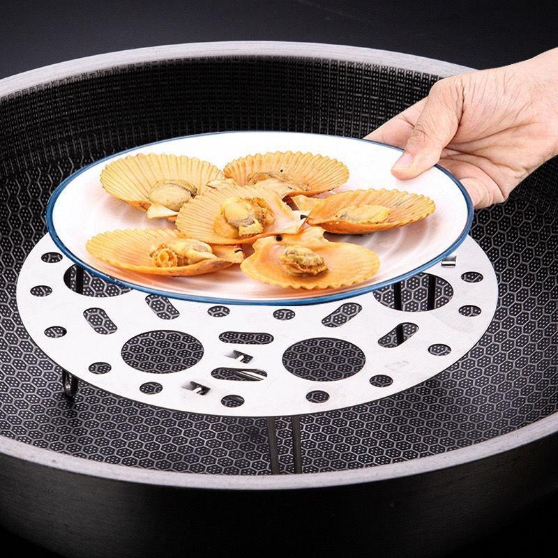 ⚡ 50K+ SOLD | SELLING FAST Premium Multi-Purpose Stainless Steel Steamer & Cooling Rack