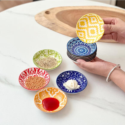 Round Ceramic Sauce Dishes
