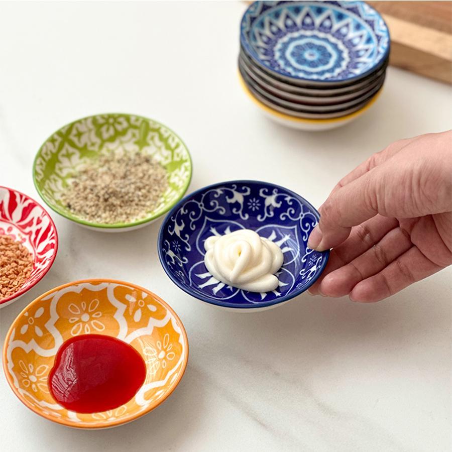 Round Ceramic Sauce Dishes