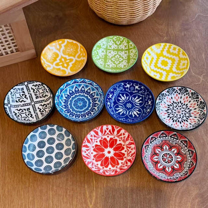 Round Ceramic Sauce Dishes